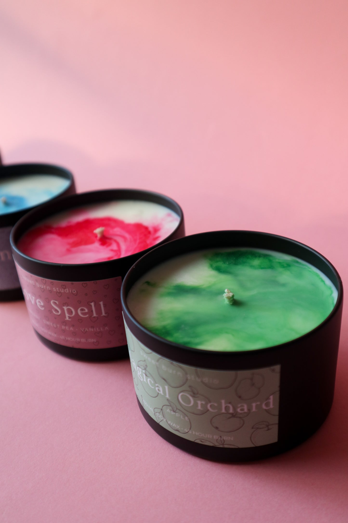 watercolour candles