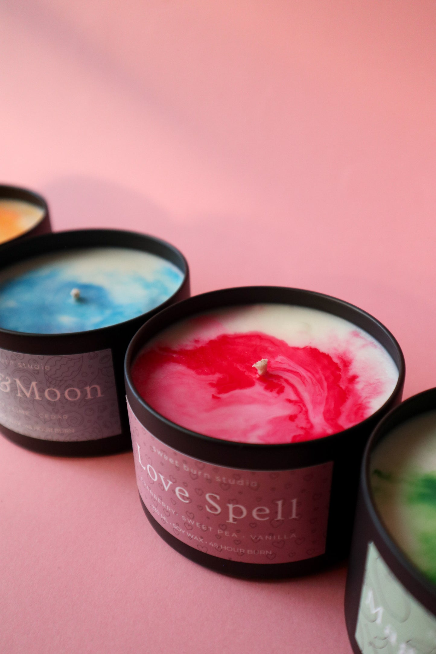 watercolour candles