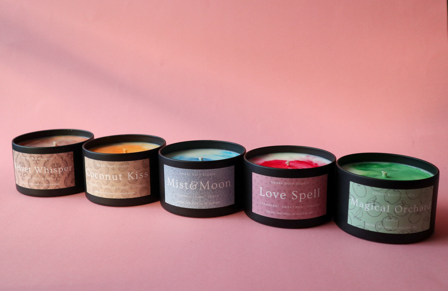 watercolour candles